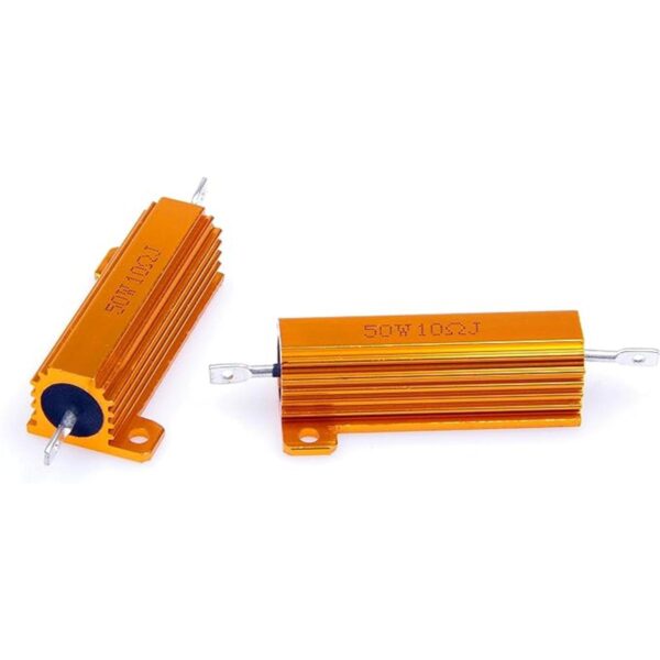 LM YN 2 Pcs 50 Watt 10 Ohm 5 electrónica Aluminio Shell_5