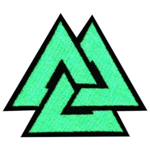 embtao brilla en la oscuridad Valknut Triángulo Símbolo_1