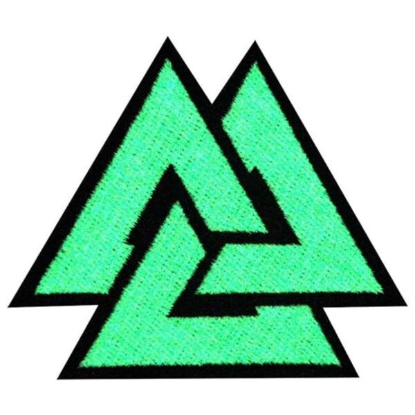 embtao brilla en la oscuridad Valknut Triángulo Símbolo_1