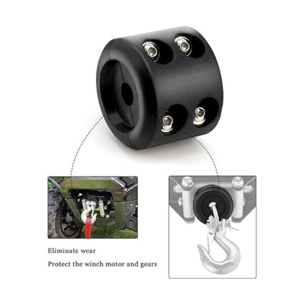 Tapón de goma compatible con cable de cabrestante KFI ATV.