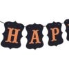 ERKOON Cartel de feliz Halloween con cartel de calabaza