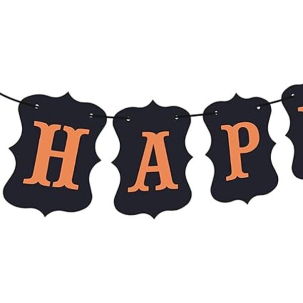 ERKOON Cartel de feliz Halloween con cartel de calabaza