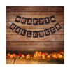 ERKOON Cartel de feliz Halloween con cartel de calabaza
