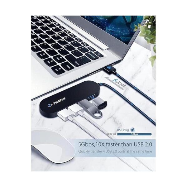 TWOPAN Adaptador USB Sliptter HUB 3.0 4 puertos USB A_2