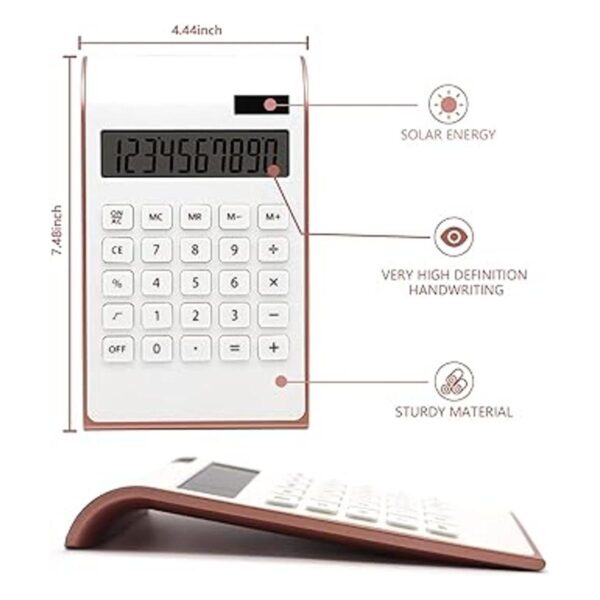 UPIHO Calculadora de oro rosa suministros y accesorios de