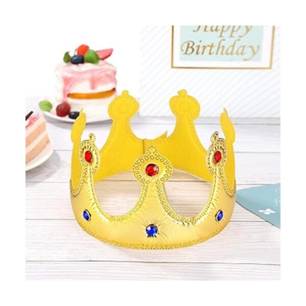 TOYANDONA 1 corona de cumpleaños de tamaño King sombrero