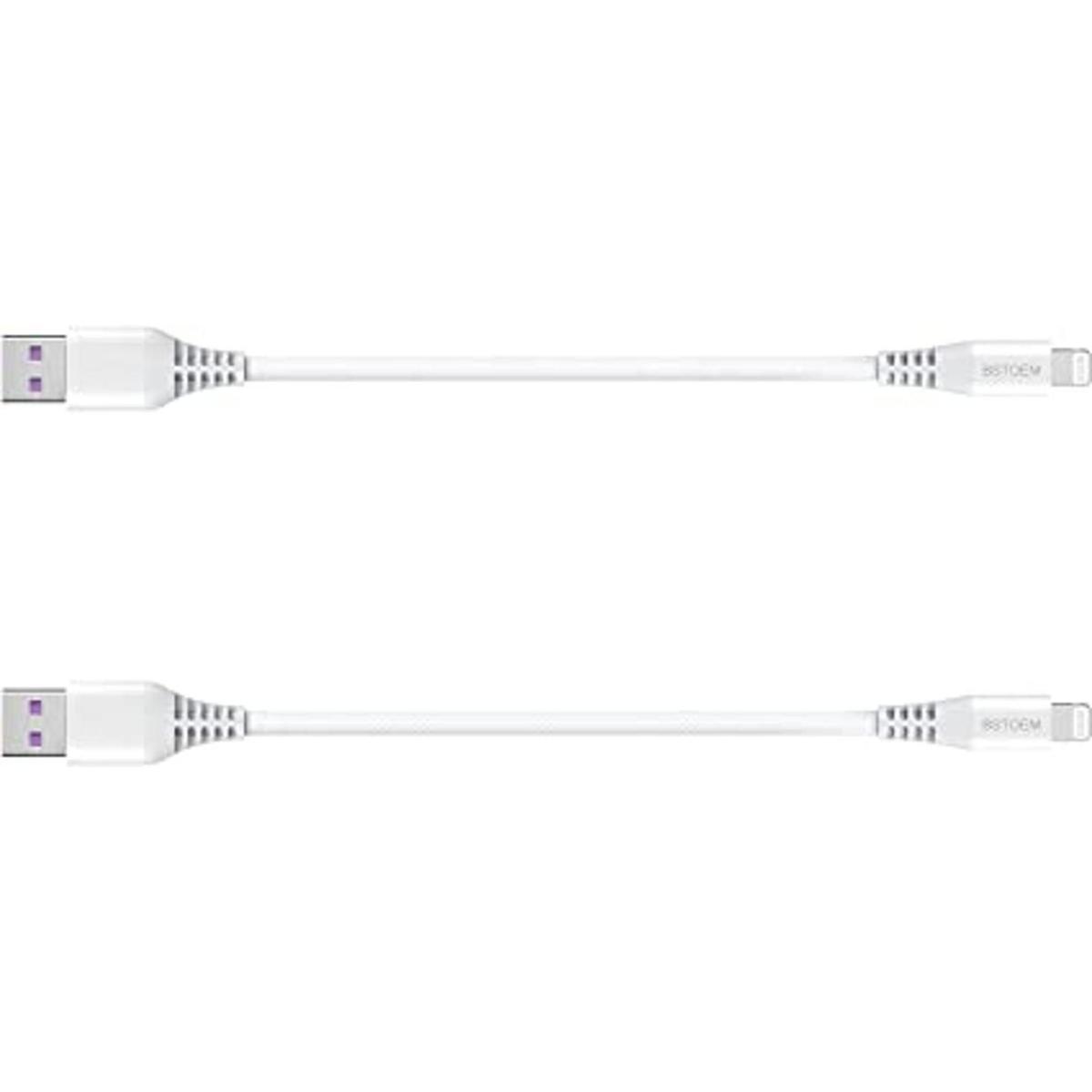 Cable de carga corto para iPhone paquete de 2 unidades de