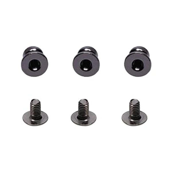 ONLYKXY Botones redondos de botón de color negro_4