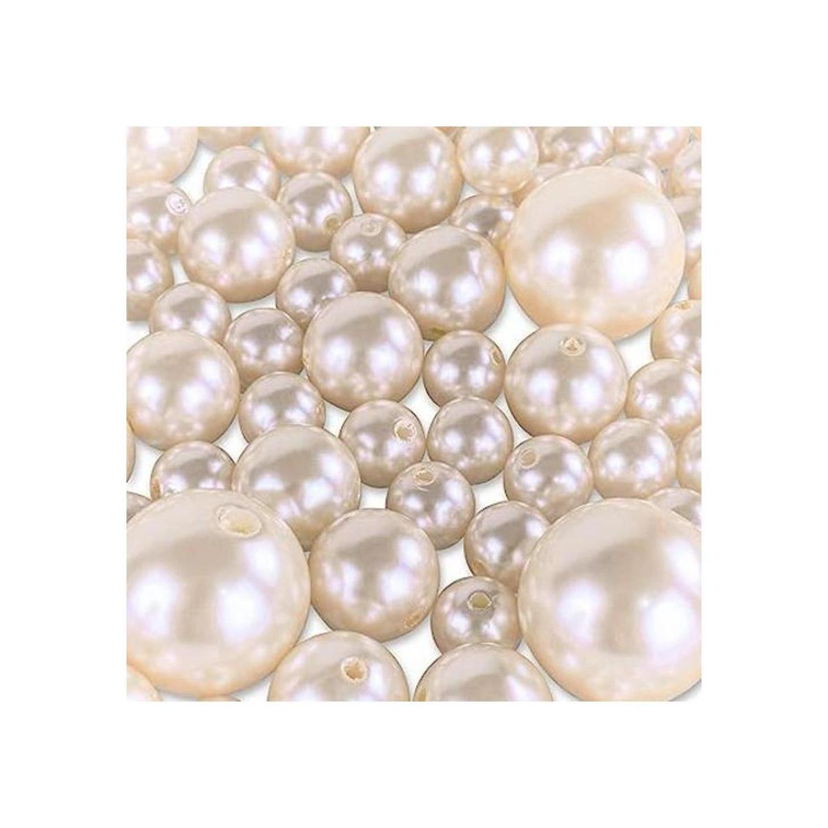 Elegantes cuentas de perlas pulidas brillantes para