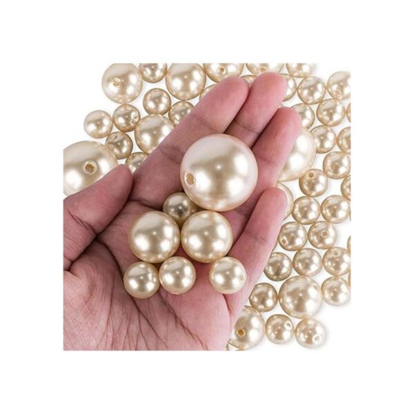 Elegantes cuentas de perlas pulidas brillantes para_2