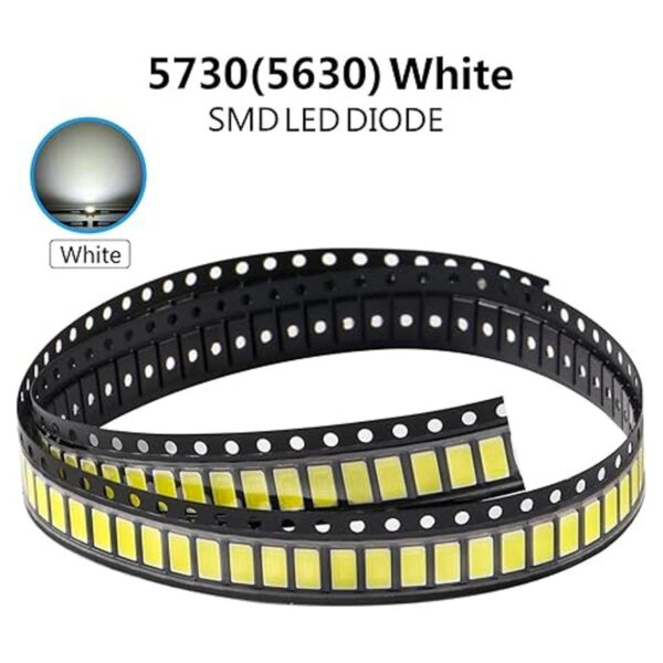 200 chips de luces LED SMD blancas 5730 5630 0.224 in x_3