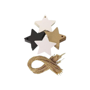 Tupalizy Etiquetas de regalo con diseño de estrellas en_1