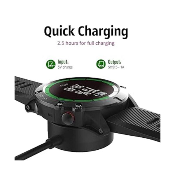 Cargador de reloj Garmin Ankky de 3.3 ft estación de_4