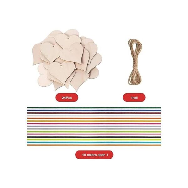 24 piezas de 4 pulgadas naturales hechas a mano con