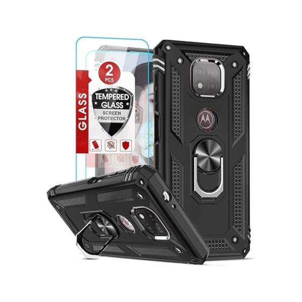 LeYi Funda para Moto G Power 2021 con protector de_1