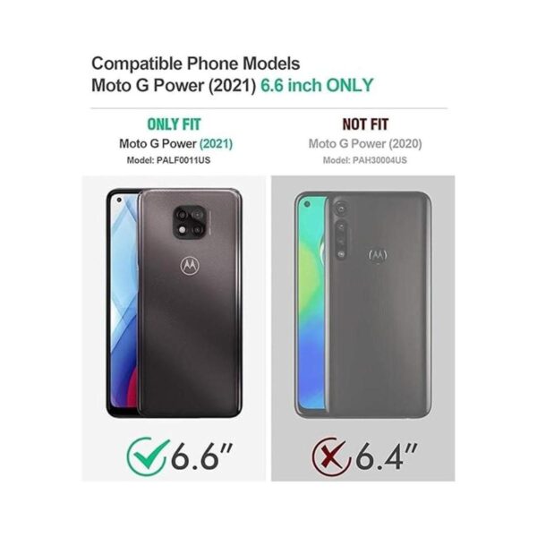 LeYi Funda para Moto G Power 2021 con protector de_2