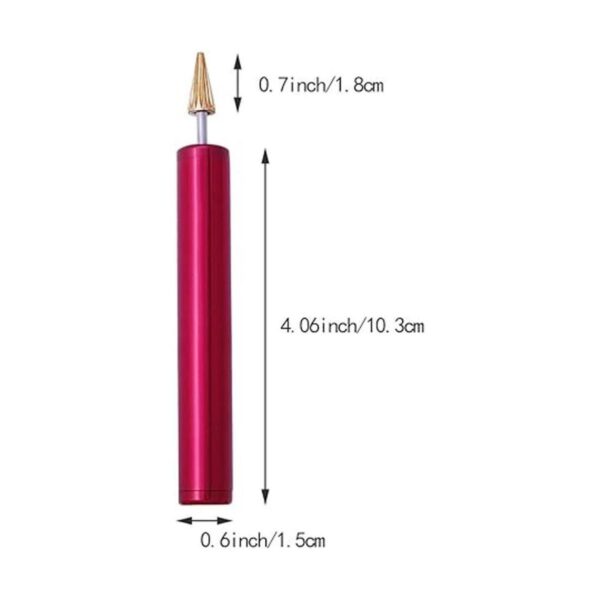 BUTUZE Práctico bolígrafo de tinte de borde de cuero_2