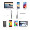 Cable USB C a micro B 1 paquete de conectores de metal_5