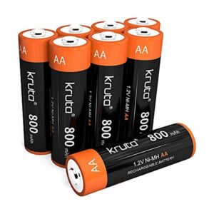 Kruta Batería solar recargable NiMH AA baterías solares_1