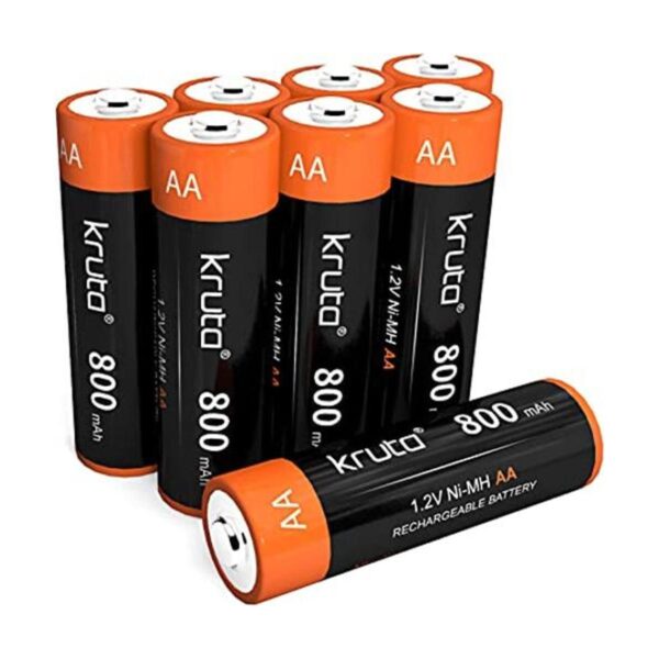 Kruta Batería solar recargable NiMH AA baterías solares_1
