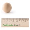 Bola redonda de madera de 1 14 pulgadas DIY bolas