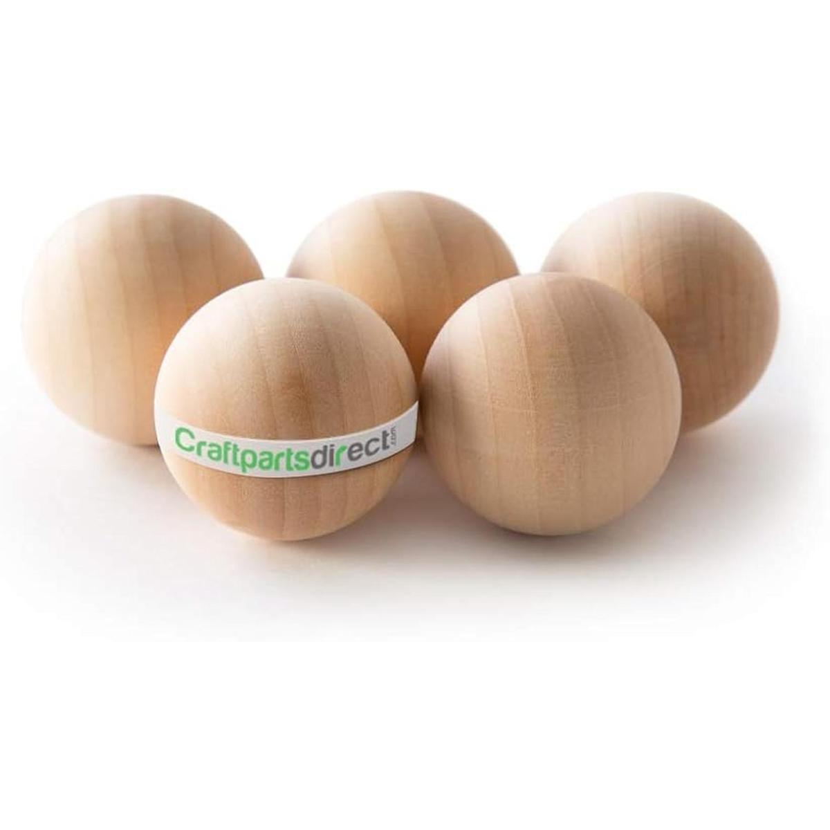 Bola redonda de madera de 1 14 pulgadas DIY bolas