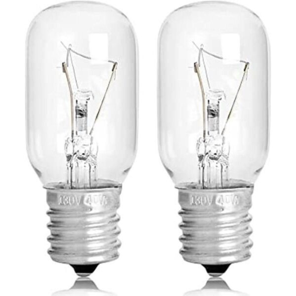2 bombillas GE WB36X10003125V 40W para microondas GE LG_1