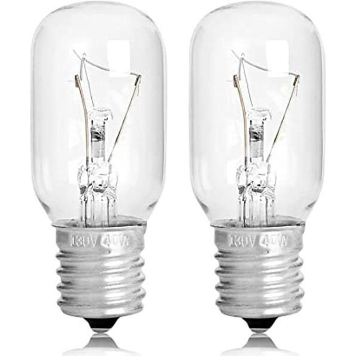 2 bombillas GE WB36X10003125V 40W para microondas GE LG