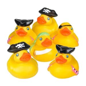 Patos de juguete de pato de goma pirata de San Patricio_1