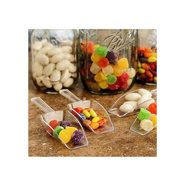 12 cucharadas de cocina de plástico acrílico transparente