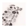 Dandelion Sello de goma diseño de hojas de flores y_4