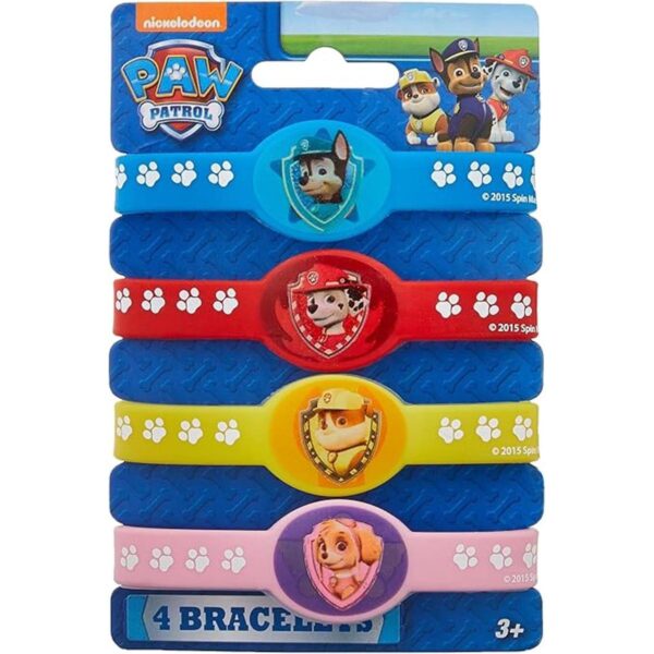 Artículos para fiesta de cumpleaños Paw Patrol Pulseras_1