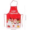 Paquete de 2 delantales de Navidad delantales de cocina_5