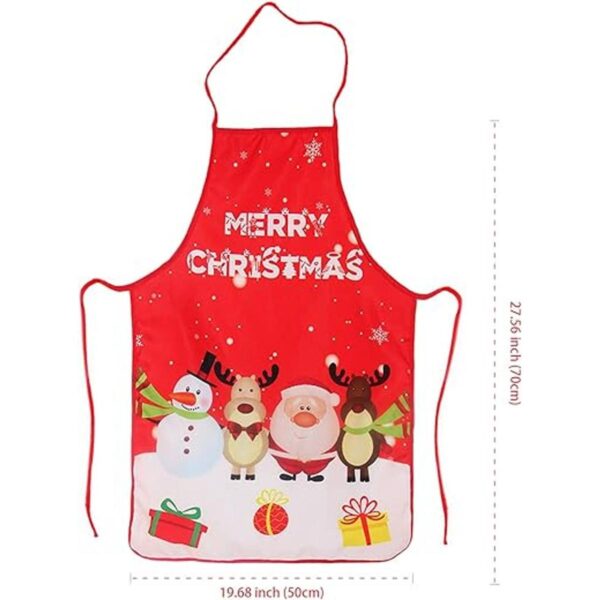 Paquete de 2 delantales de Navidad delantales de cocina_5