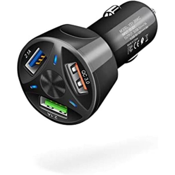Cargador rápido QC 3.0 para automóvil cargador de_1
