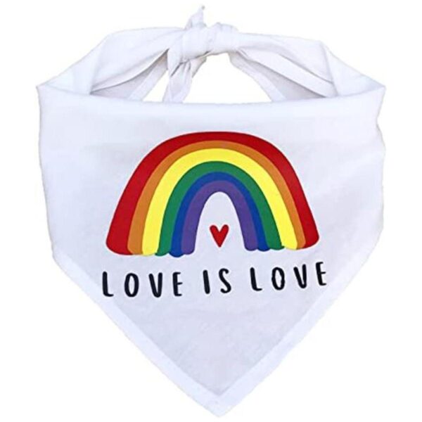 Tinsow Bandanas multiusos Bibs blanco con patrón de arco_1