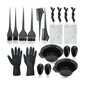 de 20 cepillos y cuencos teñir el cabello kit de_1