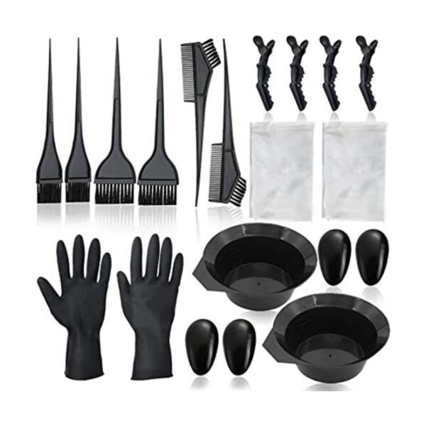 de 20 cepillos y cuencos teñir el cabello kit de_1
