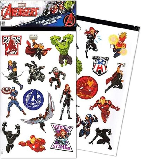 Marvel Avengers Paquete de 4 pegatinas de superhéroe de_2