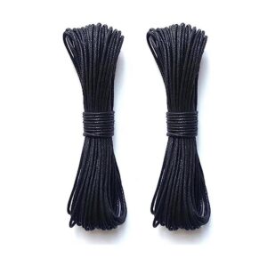 LWR CRAFTS Cordón de algodón encerado de 0.079 in 45 pies_1