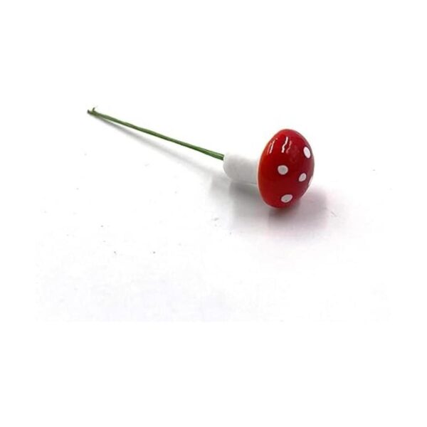 Aliotech 50 piezas mini miniaturas de hongos artificiales