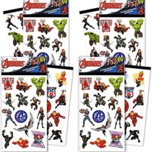 Marvel Avengers Paquete de 4 pegatinas de superhéroe de_1