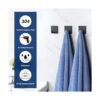 NearMoon Ganchos adhesivos ganchos de pared de baño