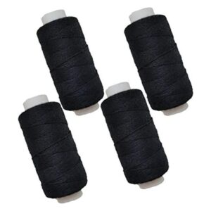 4 rollos de hilos de coser para hacer pelucas coser a