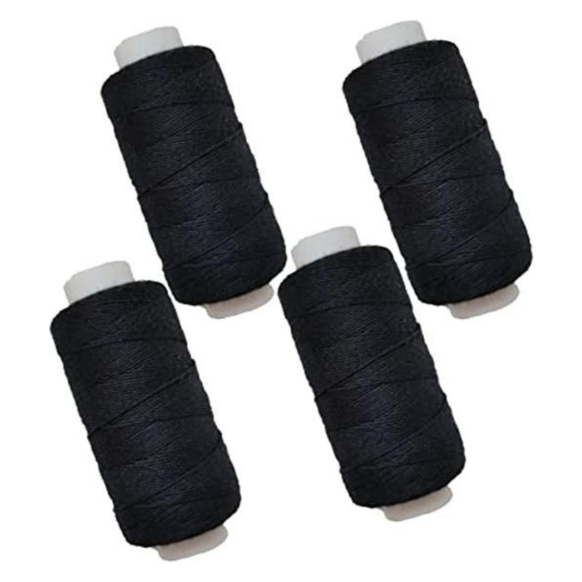 4 rollos de hilos de coser para hacer pelucas coser a