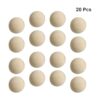 SUPVOX 20 bolas de madera divididas sin terminar medias