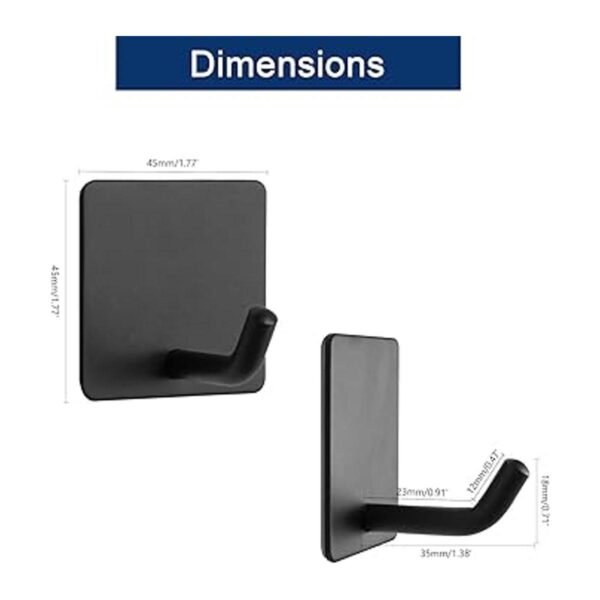 NearMoon Ganchos adhesivos ganchos de pared de baño