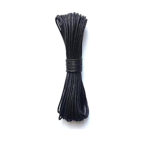 LWR CRAFTS Cordón de algodón encerado de 0.079 in 45 pies_2