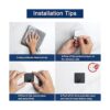 NearMoon Ganchos adhesivos ganchos de pared de baño