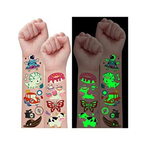 Partywind Tatuajes temporales brillantes para recuerdos de_1